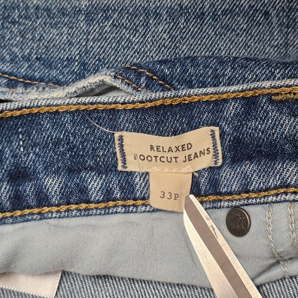 Madewell Women's Boot Cut Jeans - Blue - Picture 4 of 9